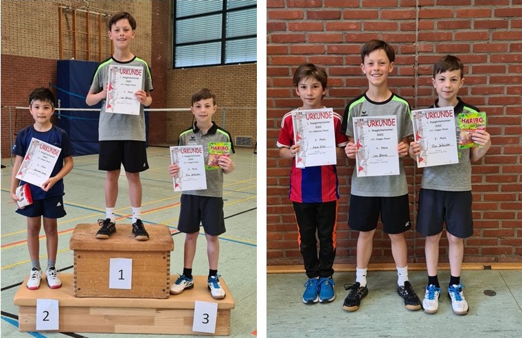 U11 Einzel Rangliste in Wemmetsweiler